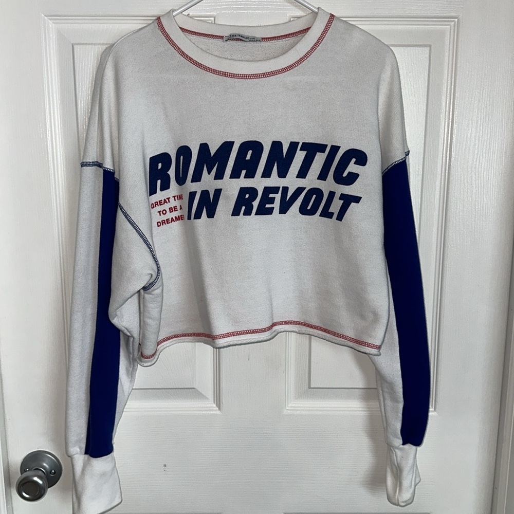 Zara cropped sweater